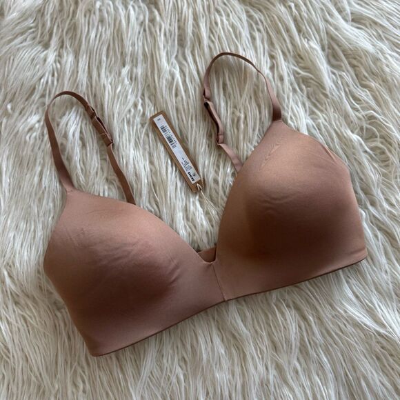 Skims Wireless Form T-shirt Bra Sienna Size 34C - Picture 2 of 6